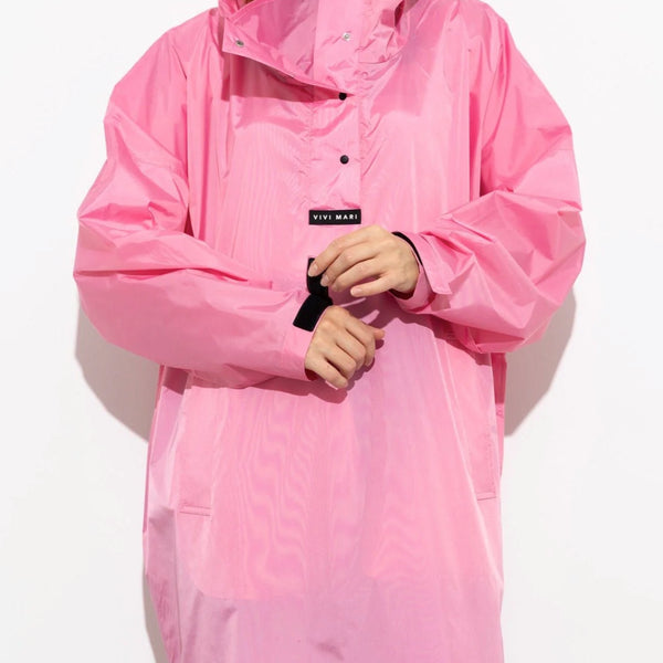 PONCHO - SOLID SOFT PINK