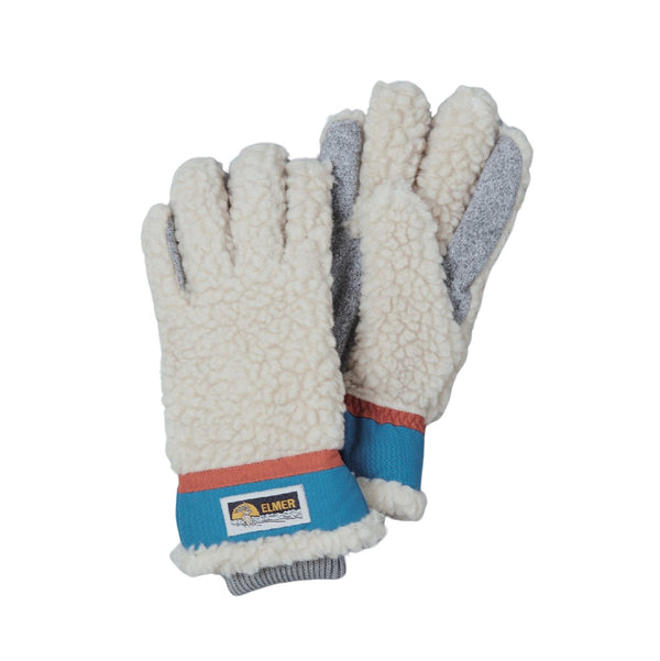 GANTS "TEDDY 5FGR" - COULEUR "BEIGE/BLUE"