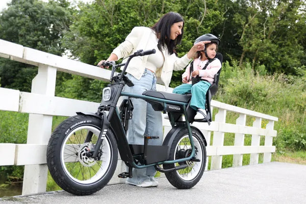 Siège enfant Qibbel 1-7 ans pour vélo FLX et FLX+ Phatfour